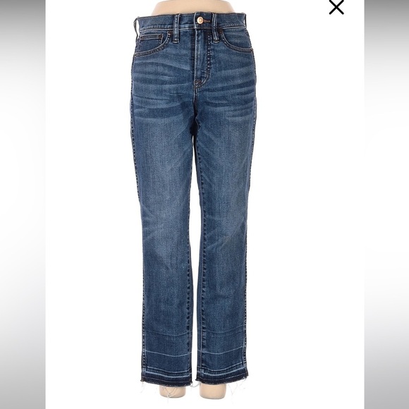 J crew women’s jeans size 25 vintage straight blue jeans high rise - Picture 3 of 11